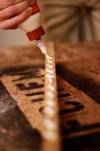Box Glue1 200x300 How to Build a Plyometric Box