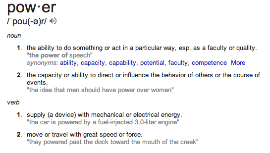 define power