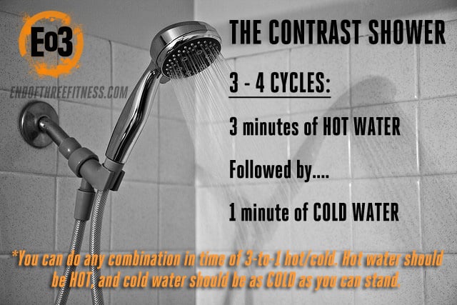 contrast shower