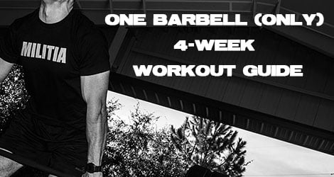 4-Week One Barbell Workout Program (Free)