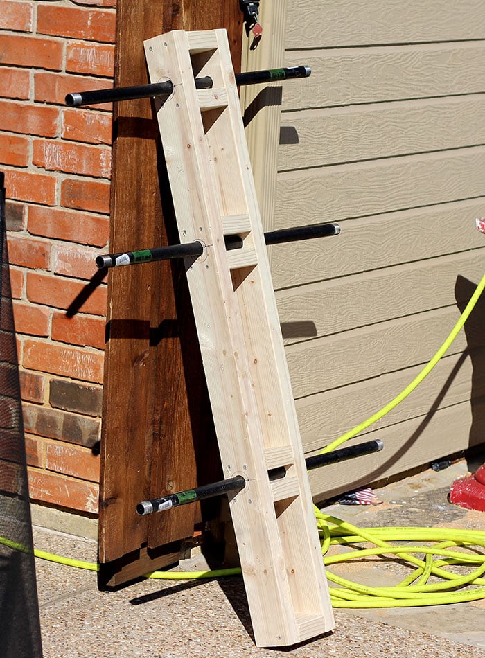 DIY Weight Tree, Bumper Plate Storage