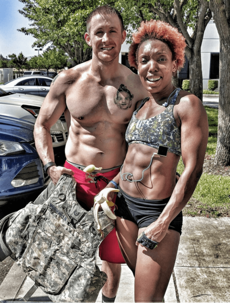 end of three fitness, overhead squat, garage gym athlete, barbell, garage gym, one man one barbell