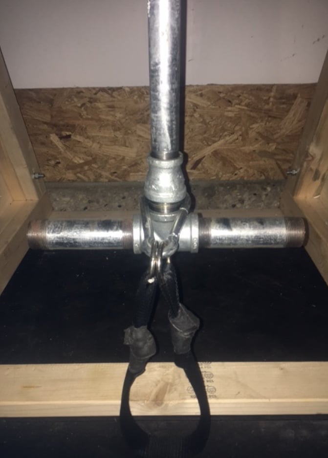 DIY Reverse Hyper, Garage Gym, Garage Gym Athlete, DIY, End of Three Fitness, DIY Garage Gym, Reverse Hyper