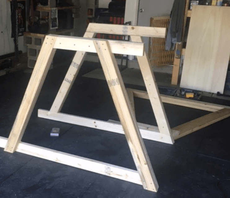 DIY Reverse Hyper, Garage Gym, Garage Gym Athlete, DIY, End of Three Fitness, DIY Garage Gym, Reverse Hyper