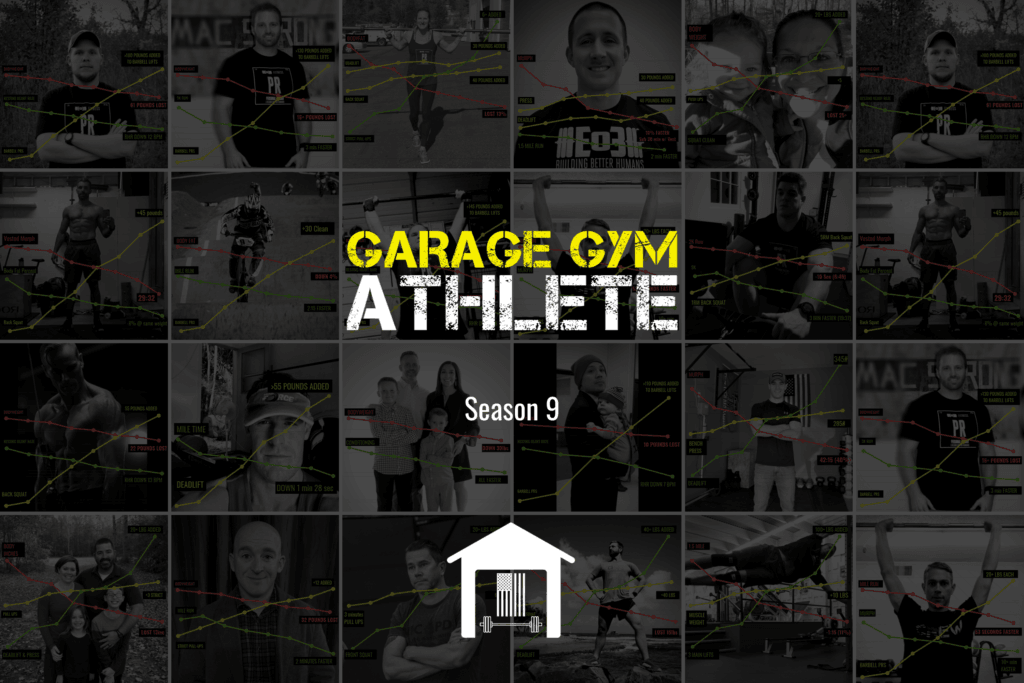 garage gym, garage gym athlete, podcast, end of three fitness fitness, athletes, interview