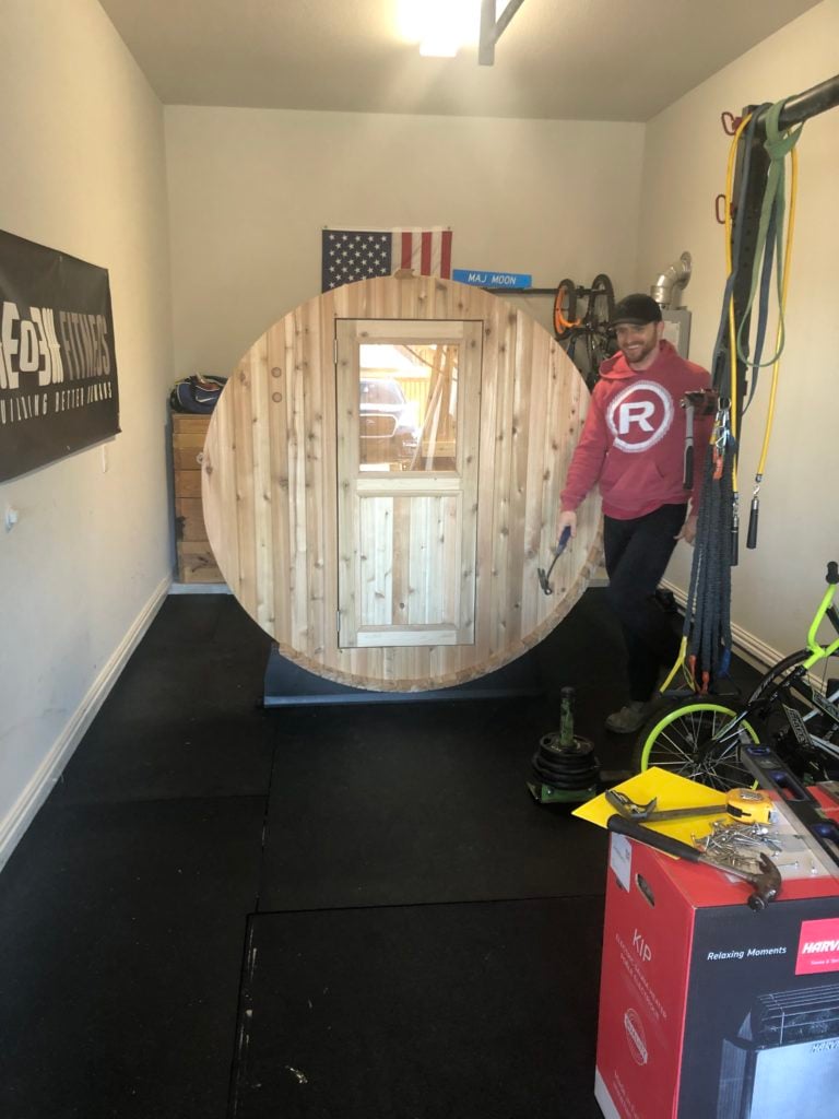 barrel sauna