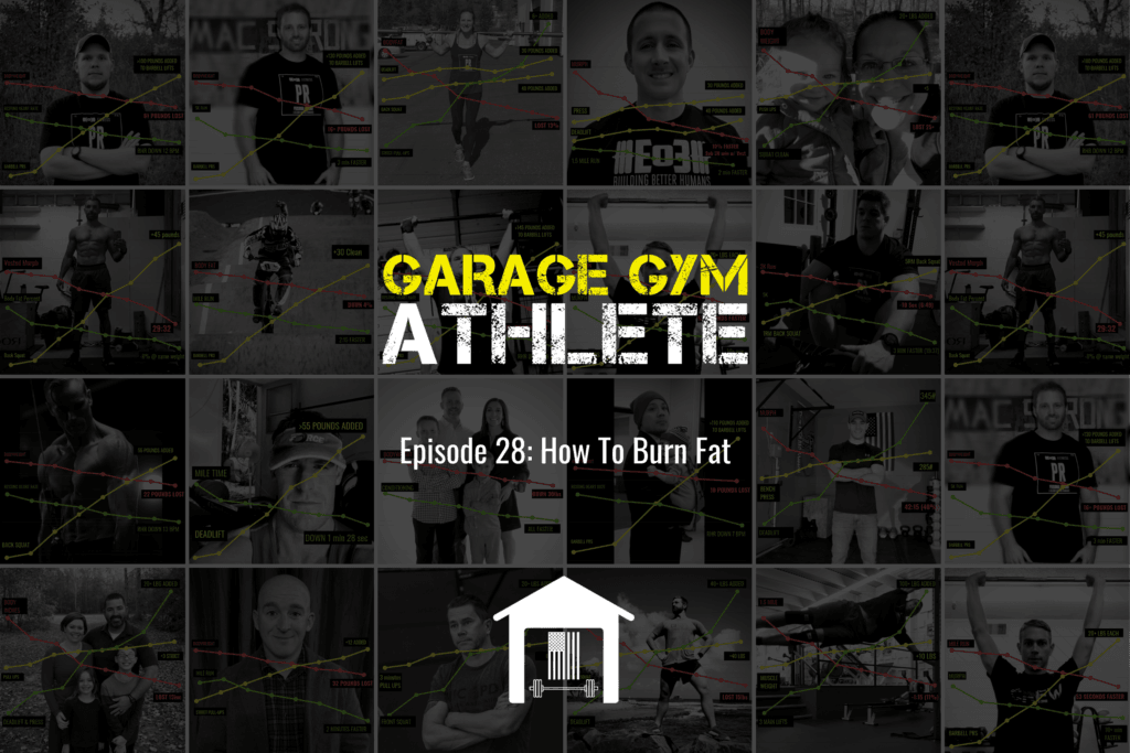 garage gym, garage gym athlete, end of three, end of three fitness, fat burning, fat for fuel, zone 2, murph