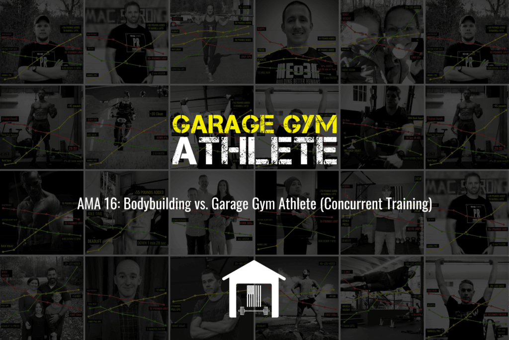 garage, garage gym, garage gym athlete, end of three, end of three fitness, ask me anything, bodybuilding vs. garage gym athlete