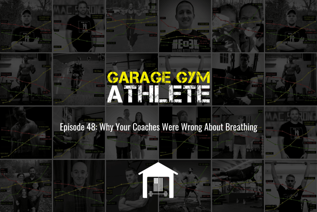 garage, garage gym, garage gym athlete, end of three, end of three fitness, why your coaches were wrong about breathing, posture for recovery, sally's revenge, the future of fitness