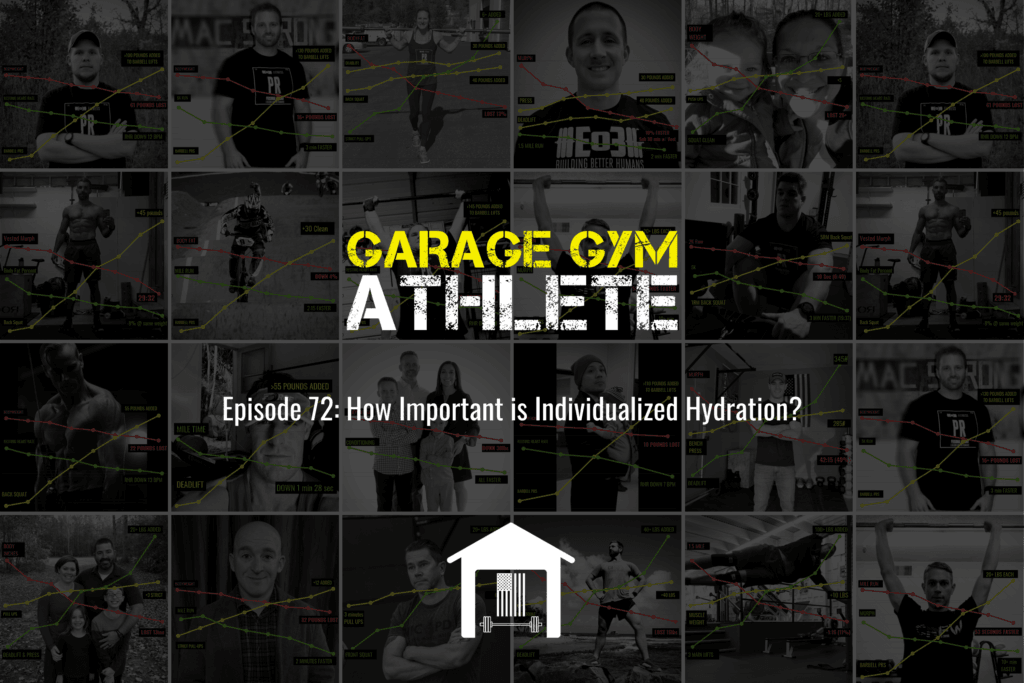 garage gym, garage gym athlete, end of three fitness, fitness, individualized hydration, biggest fitness lies, backbone, meet yourself Saturday