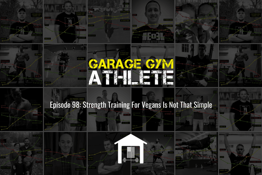 garage gym, garage gym athlete, end of three fitness, fitness, strength training for vegans is not that simple, MURPH, meet yourself Saturday